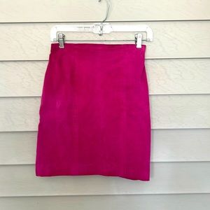 Vintage leather/ suede skirt size 6